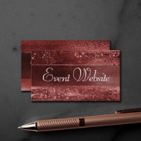 Glitzy Foil | Henna Crimson Red Sparkle Website