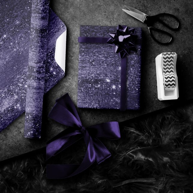 Glitzy Foil | Magenta Hot Pink Blush Faux Shimmer Wrapping Paper (Creator Uploaded)