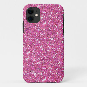 Glitzy Fuschia Glitter iPhone 11 Case