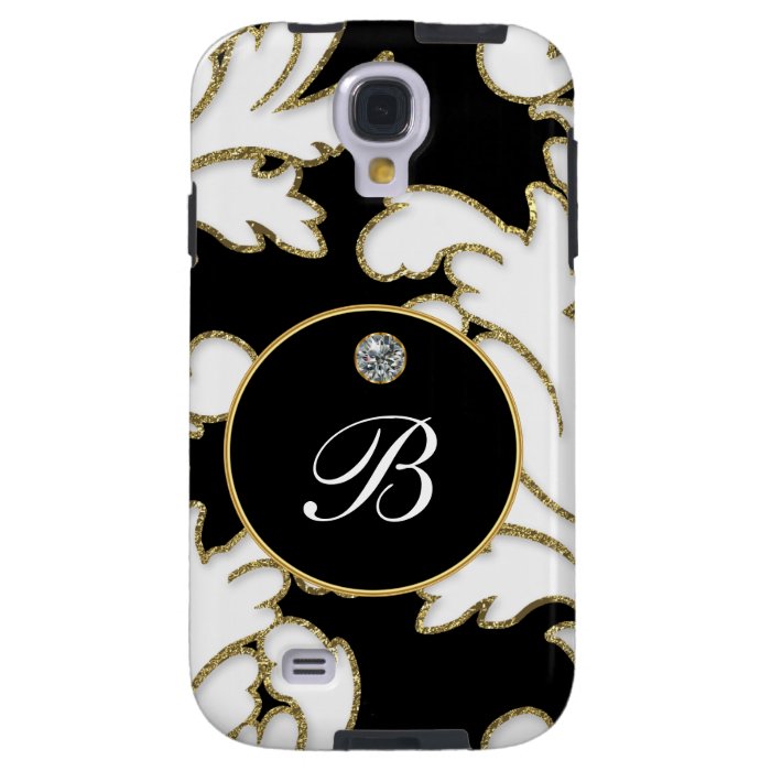 Glitzy Galaxy S4 Monogram Case