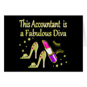 GLITZY GOLD ACCOUNTANT DESIGN (Front Horizontal)