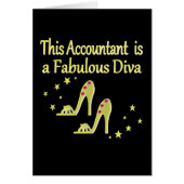 GLITZY GOLD ACCOUNTANT DIVA DESIGN (Front)