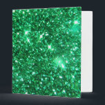 Glitzy Green Glitter 3 Ring Binder<br><div class="desc">A slightly bokeh style image of sparkling glitzy green glitter. Add a touch of glamor and luxury to your life! 

 Note: Glitter is printed.</div>