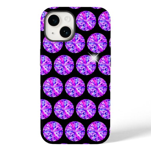 Glitzy Ladies Glitz And Glam Faux Rhinestone Case-Mate iPhone 14 Case