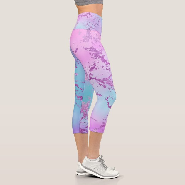 ombre capri leggings