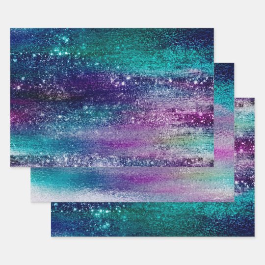 Glitzy Minimalism | Holographic Iridescent Ombre Wrapping ...