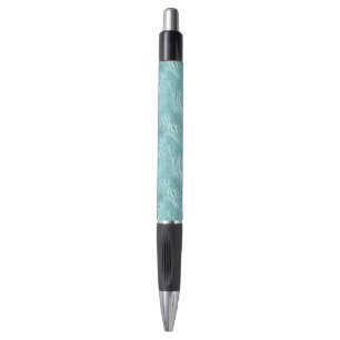 Glitzy Mint Zebra Print Pen