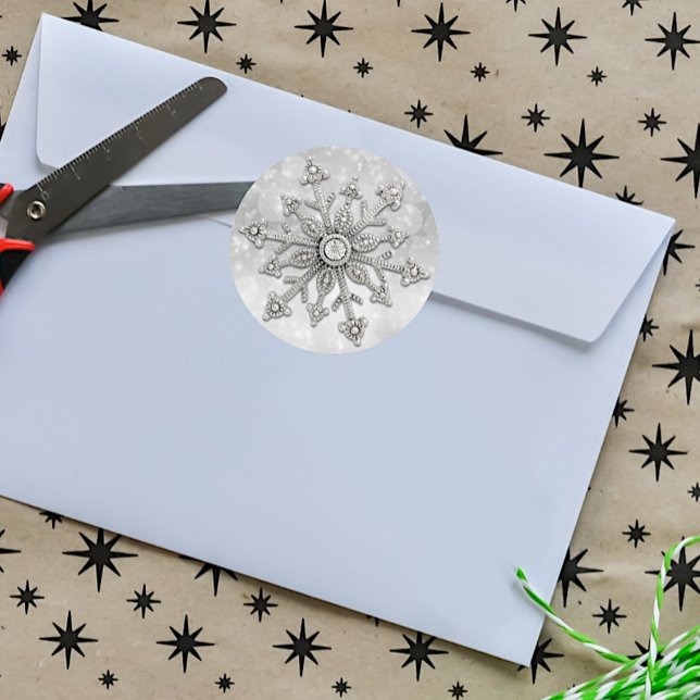 Glitzy Snowflake Christmas Stickers (Creator Uploaded)