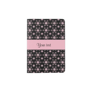 Glitzy Sparkly Lilac Glitter Stars Passport Holder