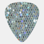 Red Glitter Monogram Guitar Pick | Zazzle.com