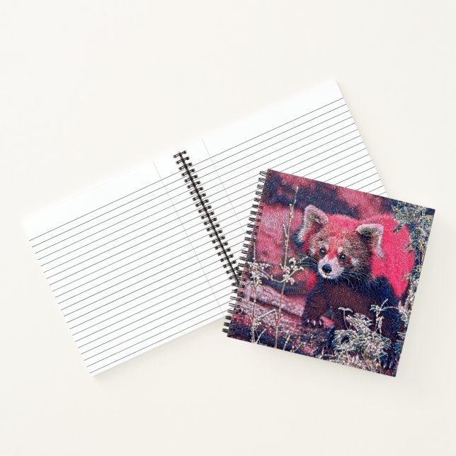 GlitzyAnimal_RedPanda_005 Notebook (Inside)