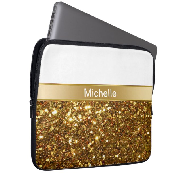 Glizty Monogram Laptop Sleeves (Front Right)