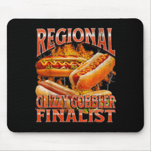 Glizzy Gobbler Funny Wiener Hot Dog Meme Bootleg G Mouse Pad