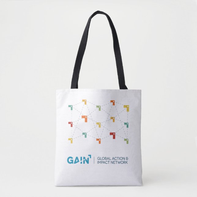 Global Action and Impact Network GAIN Tote bag (Front)