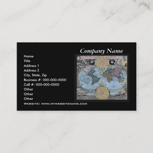 Customizable GLOBAL BUSINESS EXECUTIVE BUSINESS CARD SERIES