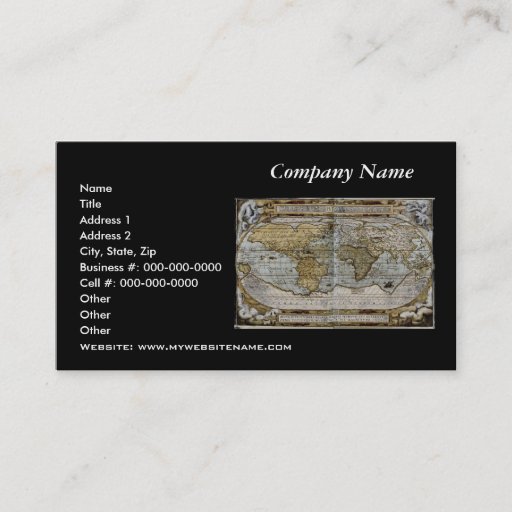 Customizable GLOBAL BUSINESS EXECUTIVE BUSINESS CARD SERIES