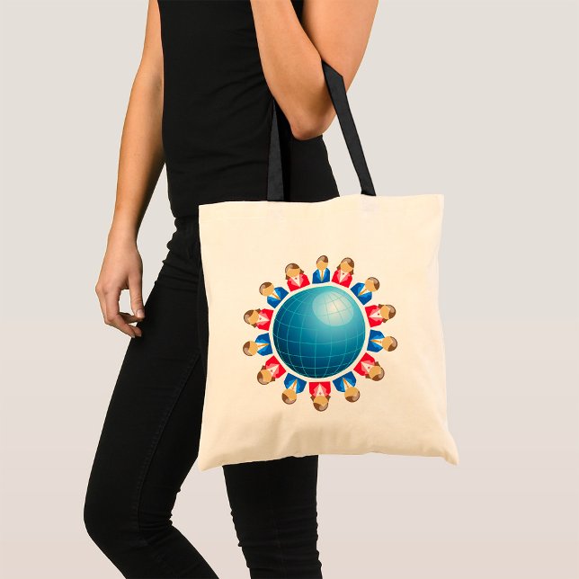 Global Business Men And Women Tote Bag (Creator Uploaded)