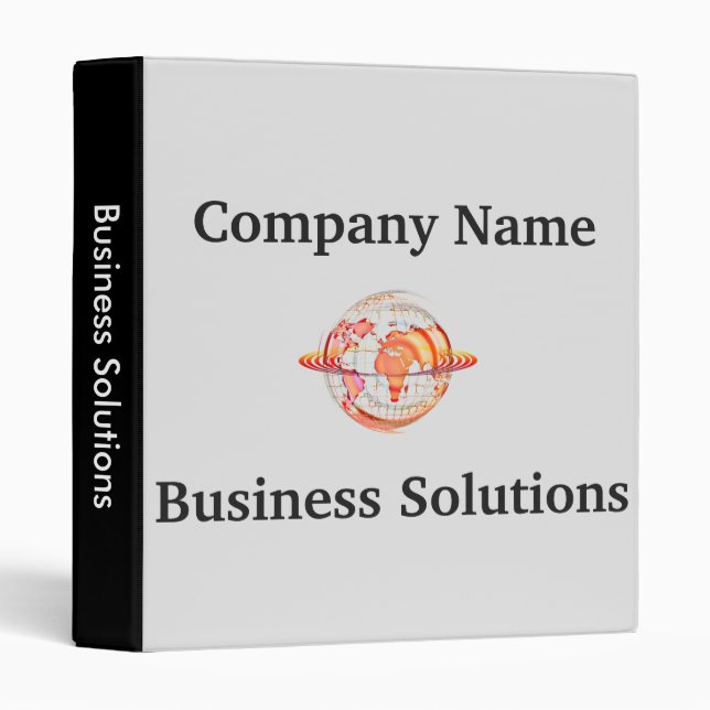 Global business plans and presentation folder (Front/Spine)