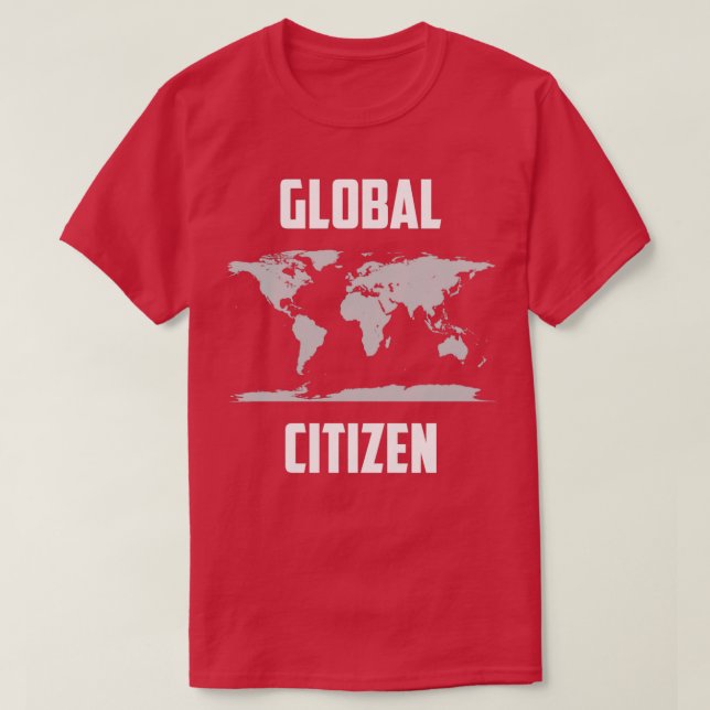 Global Citizen Bling for Expats T-Shirt (Design Front)