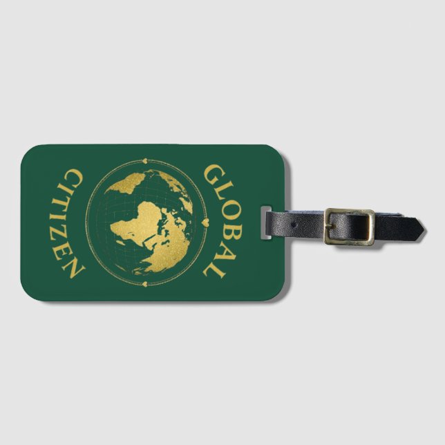 Global Citizen  Luggage Tag (Front Horizontal)