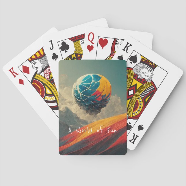 Global Cloud Poker Cards (Back)