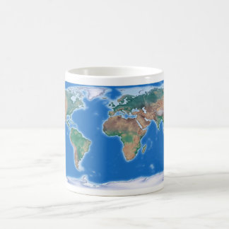 Global Coffee Cup World Map