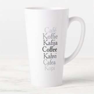 Global Coffee Latte Mug