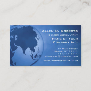 Global Commerce Asia Branch Office Corporate Business Card