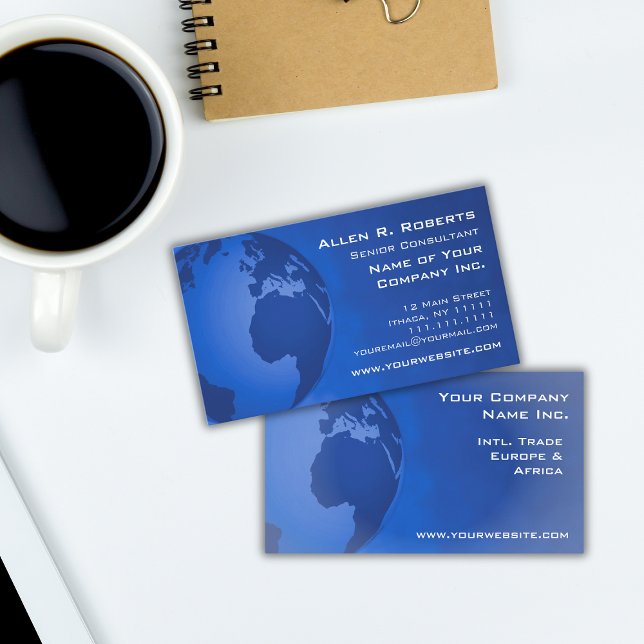 Global Commerce Asia Branch Office Corporate Business Card (Creator Uploaded)