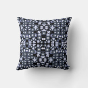 Global Concentric Circle Orbital Abstract Art Throw Pillow