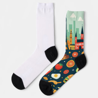 Global Culinary Adventure  Socks