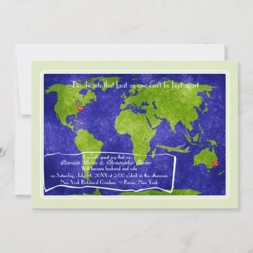 Global Destination Wedding Invitation