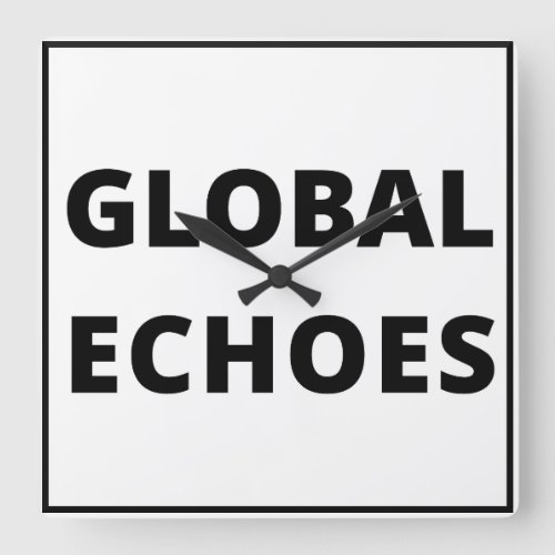 Global Echoes Clock