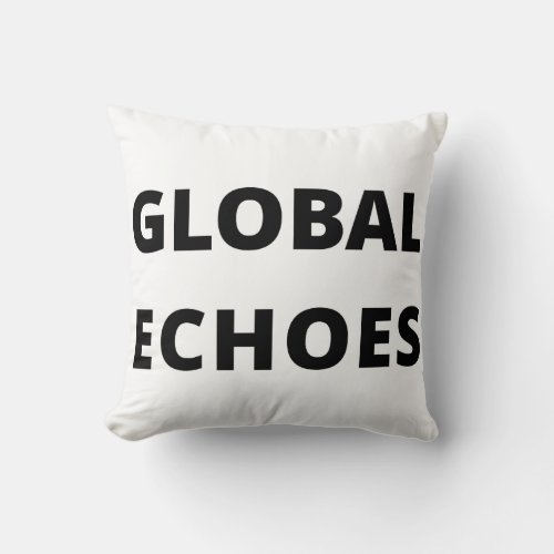 Global Echoes Pillow