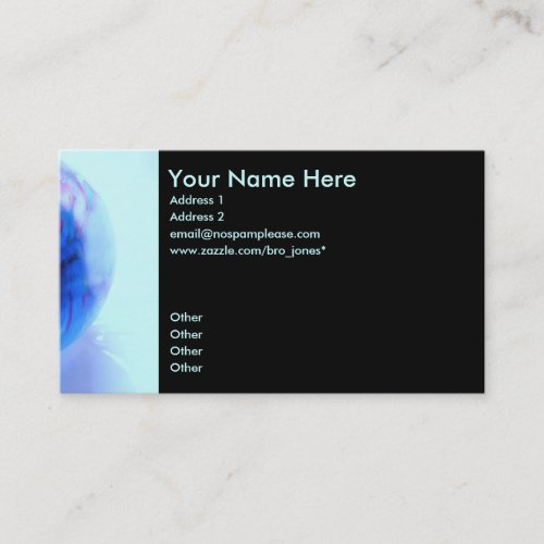 Global Economy Business Card