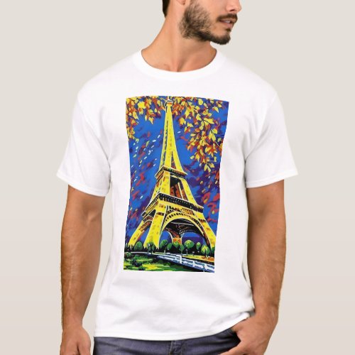 Global Expressionism series_ Paris T_Shirt