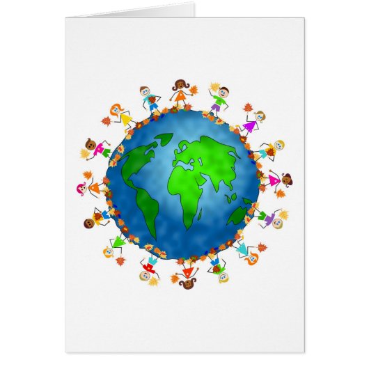 Global Fall Kids Cards (Front)