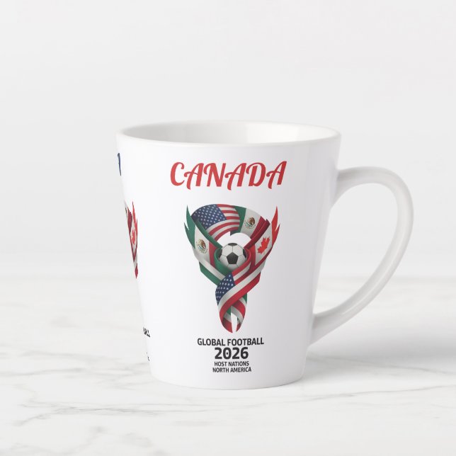 Global Football North America 2026  Latte Mug (Right)