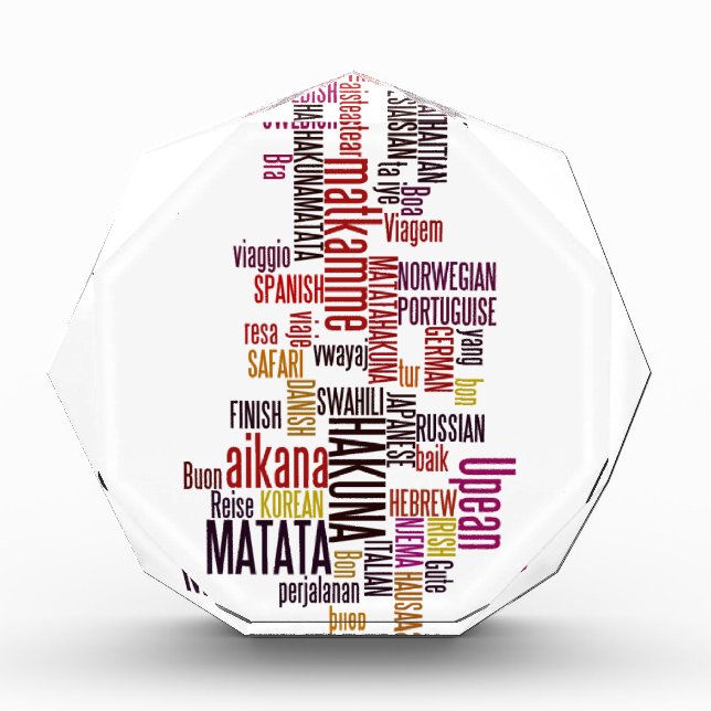 Global Groove: Hakuna Matata in Every Language Award (Front)