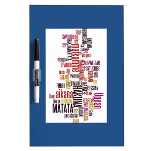 Global Groove: Hakuna Matata in Every Language Dry-Erase Board