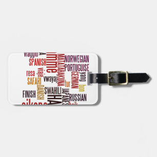 Global Groove: Hakuna Matata in Every Language Luggage Tag