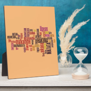 Global Groove: Hakuna Matata in Every Language Plaque
