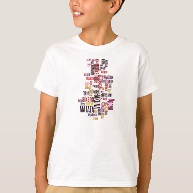 Global Groove: Hakuna Matata in Every Language T-Shirt (Front)