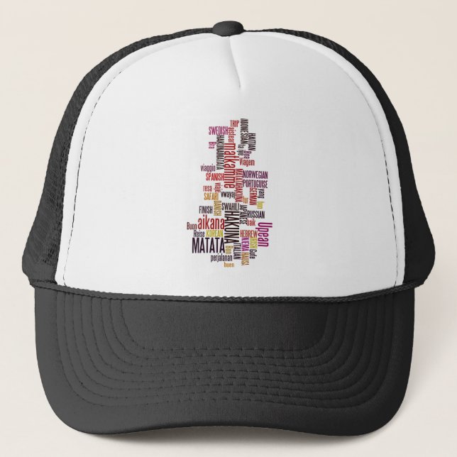 Global Groove: Hakuna Matata in Every Language Trucker Hat (Front)