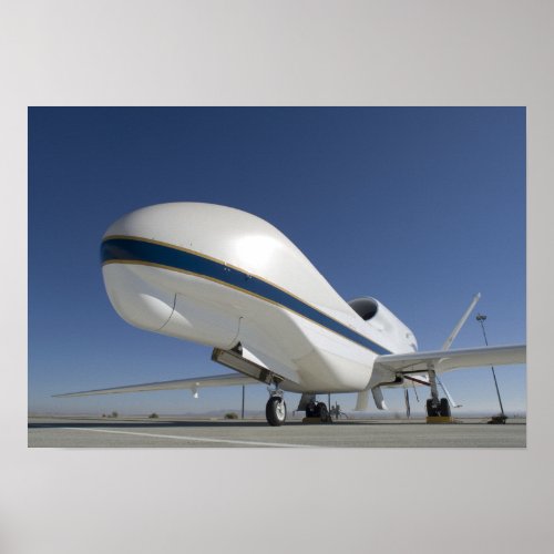 Global Hawk unmanned aircraft Poster
