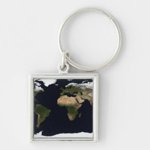 Global image of our world keychain