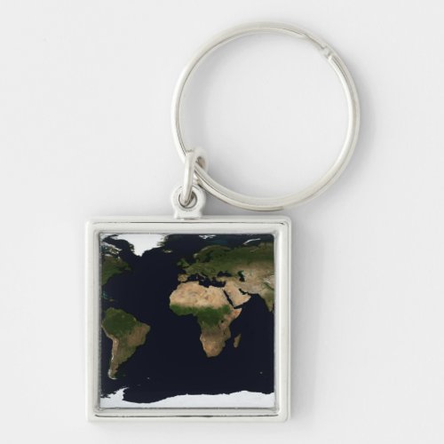 Global image of the world keychain