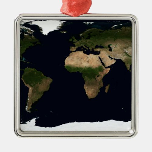 Global image of the world metal ornament
