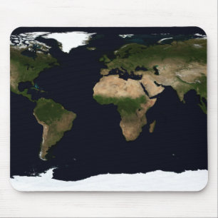 Global image of the world mouse pad