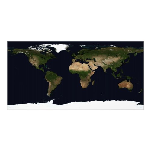 Global image of the world photo print